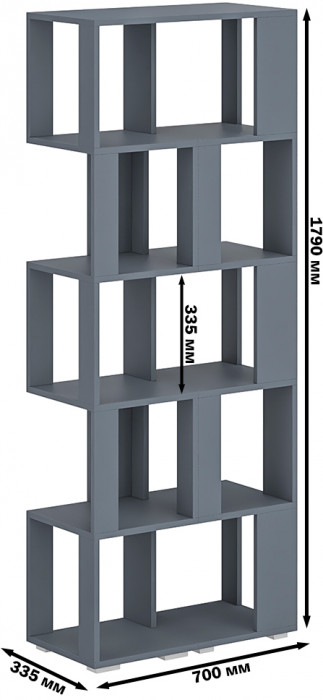 Стеллаж СВК 2 шт., графит