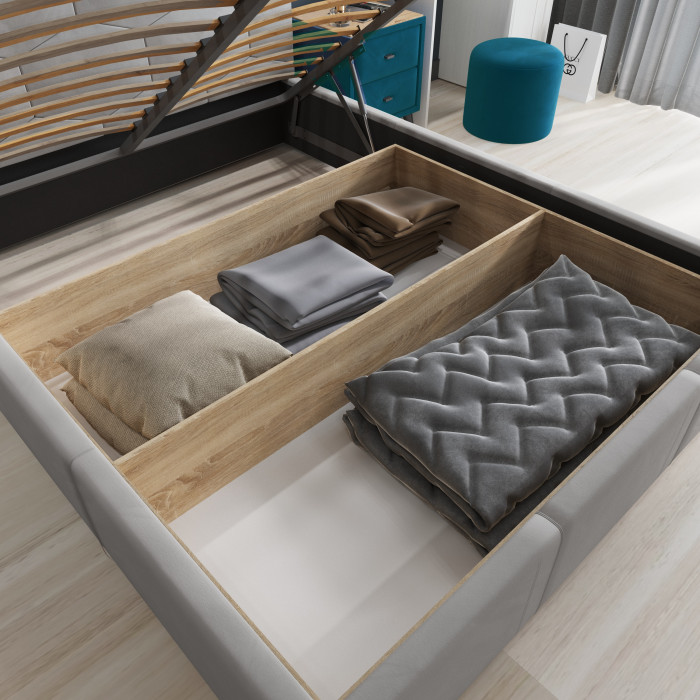 Манука Кровать интерьерная 160 бирюза, ПМ