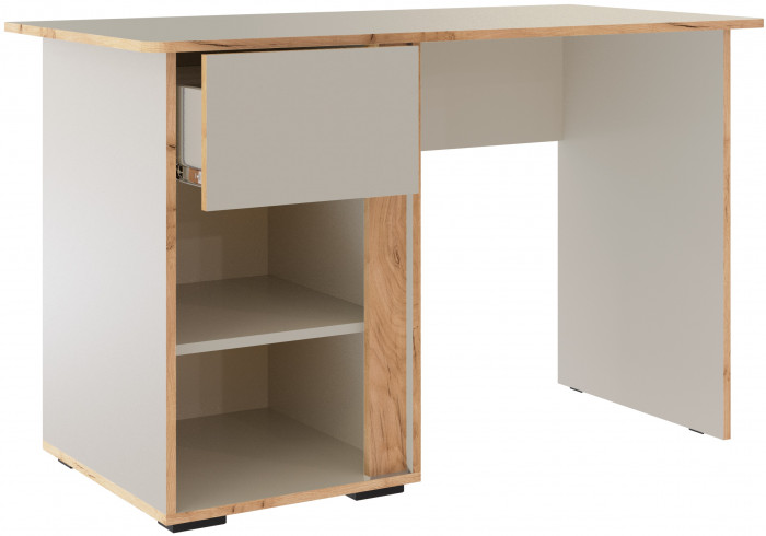 Стол письменный Асцелла, Кашемир/Крафт золотой