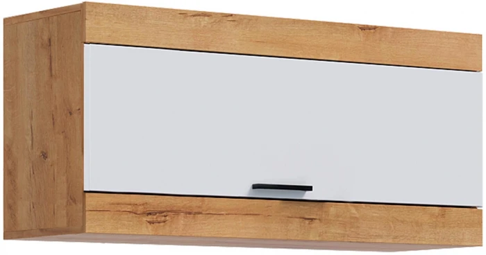 Прага Модульная Гостиная, вариант №4, Дуб Вотан/Белый глянец