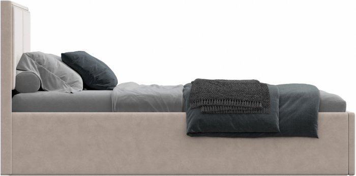 Кровать КР-430-М двуспальная 160, Микровелюр Zeekr-3