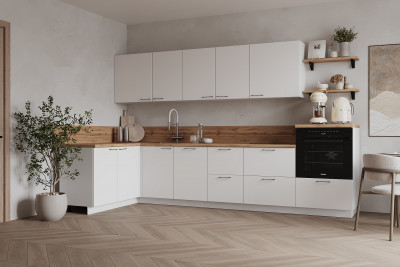 КГ Угловой 1500х3150 (с пм) , Белый софт матовый  Арника РМ в.4