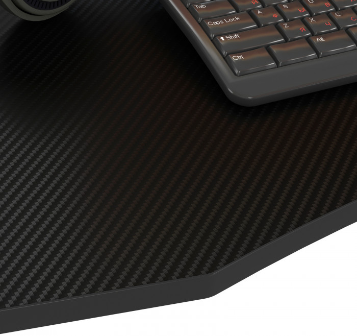 Два игровых стола Мебель--24 GT-2310, цвет чёрный, ШхГхВ 240х60х73 см.(регулировка высоты столов от 72,5 см. до 73,5 см.)