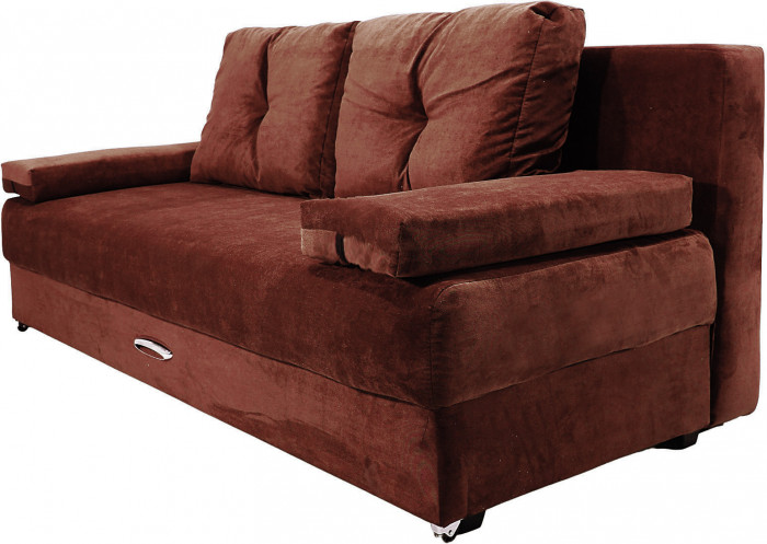 СПБ Диван-еврокнижка Амстердам мини люкс коричневый