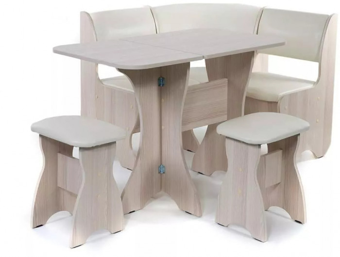 Кухонный набор Тюльпан-мини ясень светлый/крем