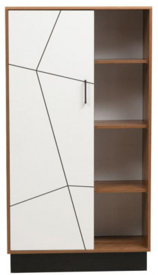 Шкаф комбинированный Гамма 54.06 Таксония/Белый