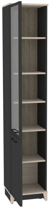 Шкаф книжный Аурелио 10, антрацит