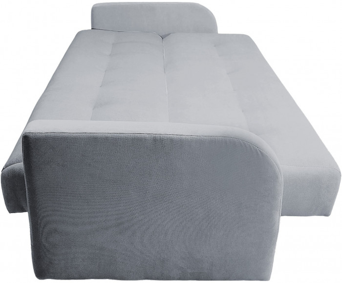 Диван-книжка ЛОНДОН серый 140 ЛЮКС, пружинный блок Боннель