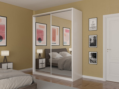 Шкаф-купе Лаурус 1 Белый 160х58х220 см