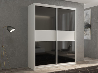 Шкаф-купе Кааппи 12 Белый Бриллиант 120х60х230 см