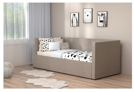 Кровать 0.9 арт.030 (Серый)