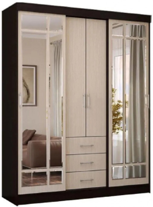 Шкаф-купе Маэстро (Сандал светлый)