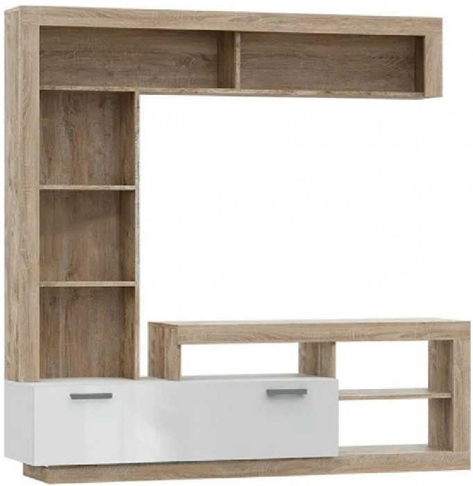 Ангара Центральная секция (Дуб Сонома / белый)