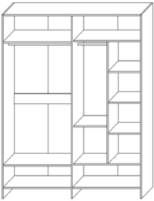 Модульная спальня "Монтале" - Бетон пайн светлый/Астана роузвуд