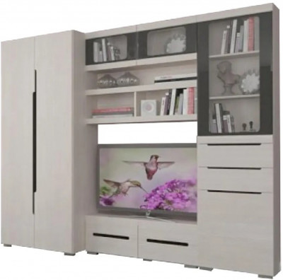 Гостиная Эколь вариант №1 (Сандал светлый)