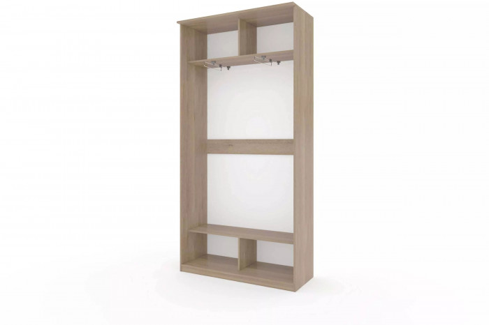 Шкаф купе Модерн 1190х450 2-х дверный фотопечать №4 ясень