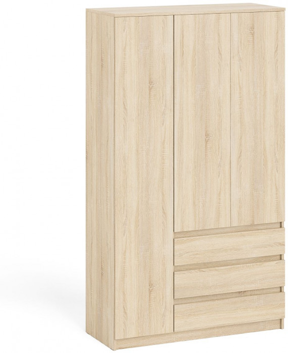 Мори Шкаф МШ1200.1, цвет дуб сонома, ШхГхВ 120,4х50,4х209,6 см., НЕ универсальная сборка
