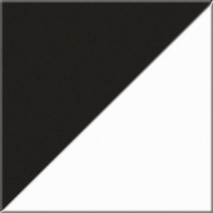 Сидней 13.202 Шкаф с ящиком 2 штуки + Шкаф 13.200, корпус: белый/чёрный/фасады: МДФ белый глянец