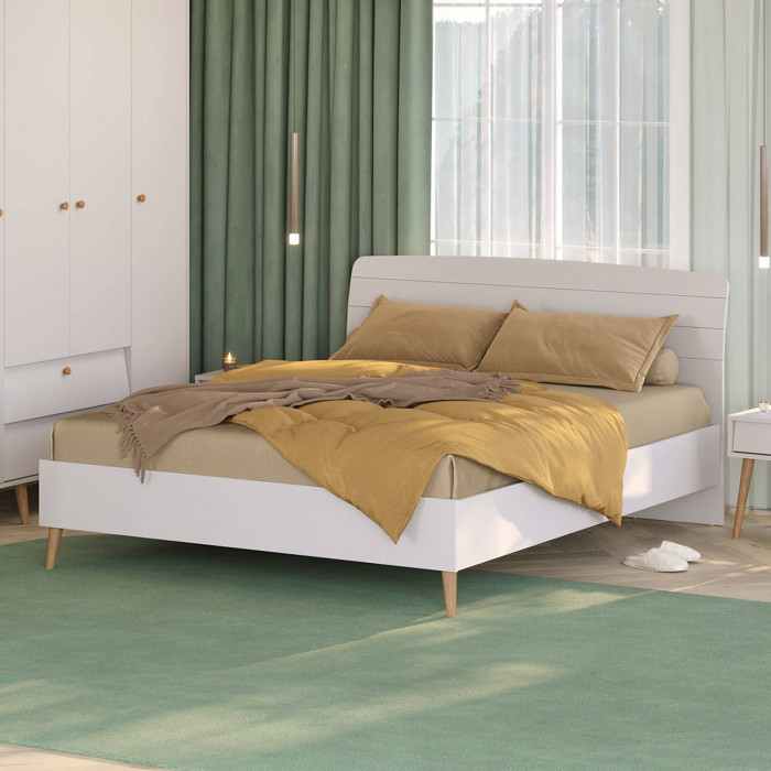 Афина Спальня 4-22901М1к.с. Кровать 1600, кашемир серый