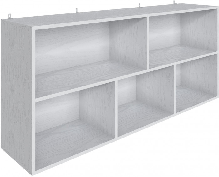 Полка навесная (открытая) Мадрид ПНО-4 (1,5) белый