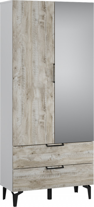 Чикаго Шкаф универсальный ЧШ-30, Дуб юкон/Белый