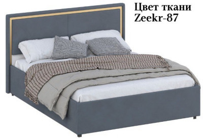 Кровать 140 с ортопед. основанием КР-431-М-14, Микровелюр Zeekr-87
