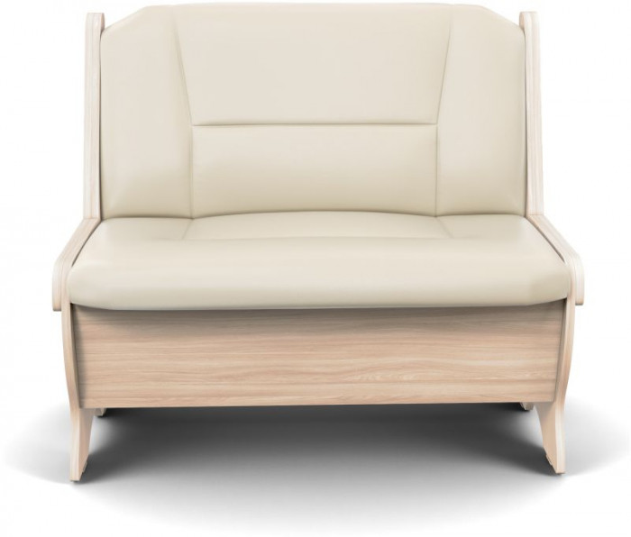 Скамья Лотос 950 ясень светлый/крем