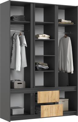 Спальня Остин Дуб крафт/Графит