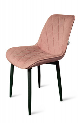 Стул &quot;Оскар&quot; черный матовый Томми 14 пыльная роза