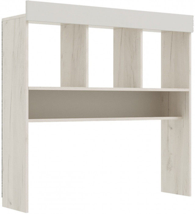 Модульная детская Юниор-4, композиция 1 (Шарли бриз, Крафт белый)