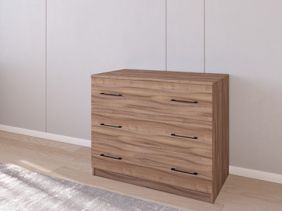 Комод 01/16 90х50х75 Орех/Орех