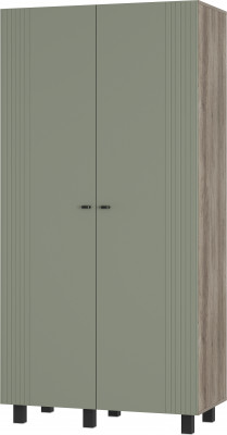 Шкаф 2-х створчатый "Олива" ШК-03 Дуб каньон/МФ12 Эвкалипт