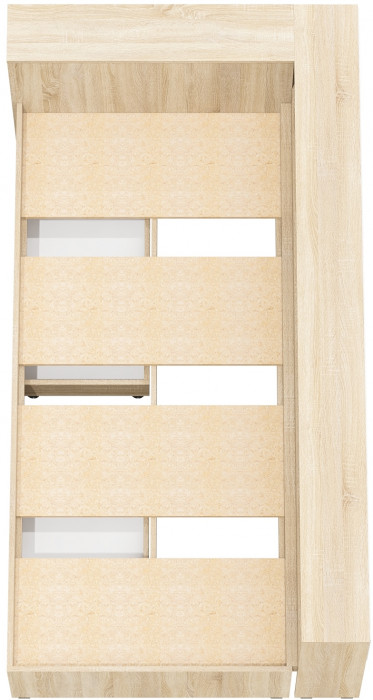 Ксения Кровать с ящиками 0900 + прикроватный блок, дуб сонома