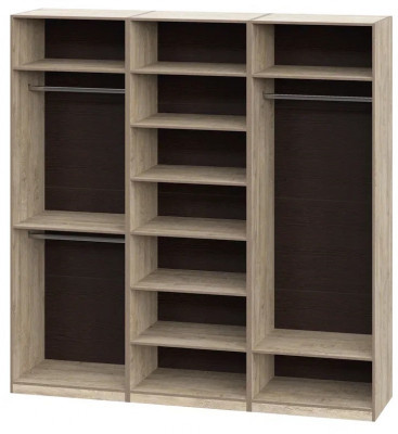 Шкаф без фасадов Этна 2.25 м. Комплект 2