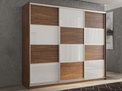 Шкаф-купе Кааппи 14 Морское Дерево Винтаж 210х60х230 см