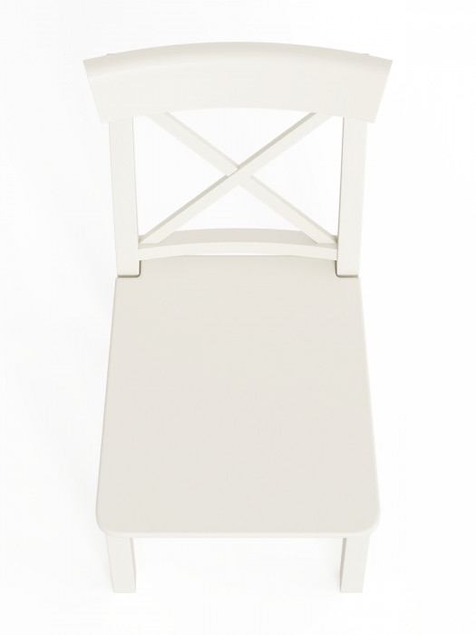 Стул Мебель--24 разборный Гольф-14, цвет слоновая кость, деревянное сиденье цвет слоновая кость, ШхГхВ 41х42х95 см., от пола до верха сиденья 47 см.