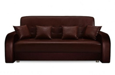 Диван Престиж 160х90 экокожа коричневая