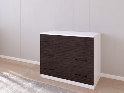 Комод 01/16 90х50х75 Белый/Венге