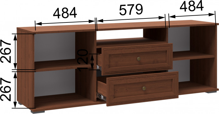 Ричард Тумба для ТВ-техники РТ-1 орех донской