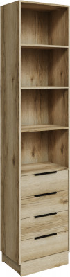 Шкаф Мадрид торцевой (0,35) с 4 ящ, Дуб делано
