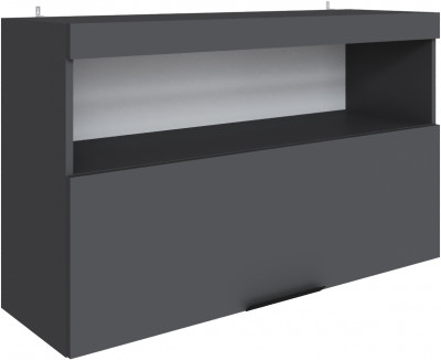 Полка навесная Мадрид ПН-1 (1,1) графит серый