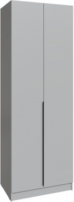 Шкаф Мадрид (0,8) с полками без зеркала, Камень серый