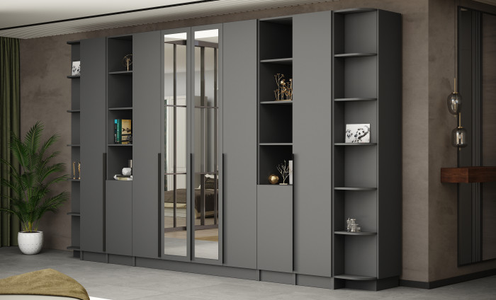 Шкаф Мадрид, композиция 22, Графит серый