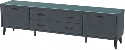 Тумба ТВ интерьерная 2,0 Пай серый/мдф бриз