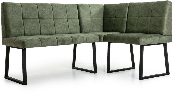 Модульный угловой диван Реал Мохито/Черный муар