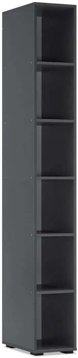 Норд Композиция Шкафов с антресолями + Терминал, Графит/Графит