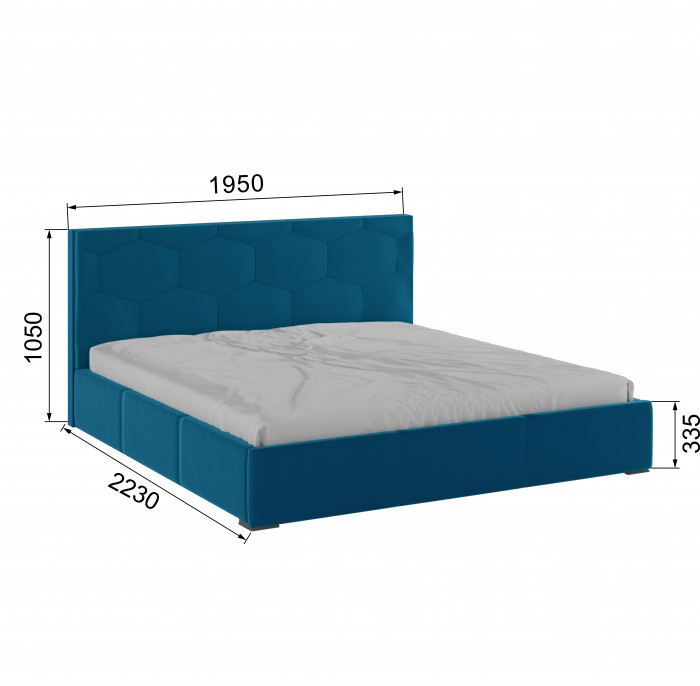 Манука Кровать интерьерная 180 атлантида, ПМ