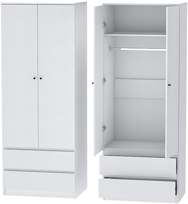 Модульная Прихожая Кэт-1, набор 6, Белый/Белый