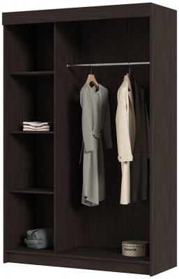 Андрей-4 М шкаф-купе (Бася рекламный ШКК 551-М) 1300*2020*516 венге/дуб белфорд