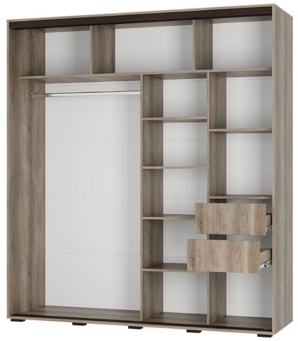 Шкаф-купе "Крафт-8" дуб каньон